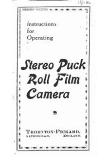 Thornton Pickard Puck Stereo manual. Camera Instructions.